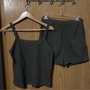 Womens Pajama Set Gray XL (Runs small)